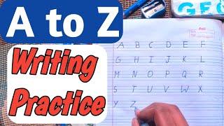 Writing Capital Letters Alphabet For Children | Handwriting practice for kids #writing #handwriting