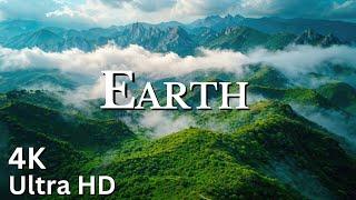 EARTH 4K | Stunning Visuals | Relaxing Music for Sleep, Study & Meditation"