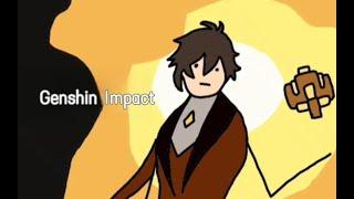 Stick Man Character Demo - "Zhongli: The Listener"| Genshin Impact