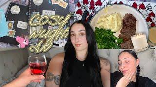 SPEND A COSY NIGHT IN WITH ME FEELING BURNT OUT | JESS MARTIN