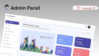 Laravel 11: Build a Stunning Admin Panel from Scratch – Step-by-Step Guide!