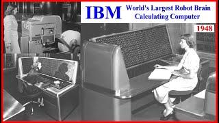 Computer History IBM Rare film 1948 SSEC Selective Sequence Electronic Calculator Original Dedicated