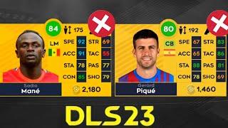 PLAYERS THAT GOT REMOVED IN DLS 23! | DREAM LEAGUE SOCCER 23