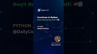  Mastering Functions in Python – From Basics to Pro Tips 