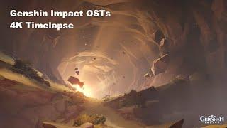 Best Relaxing Genshin Impact OST Music for Study & Sleep 4K Timelapse