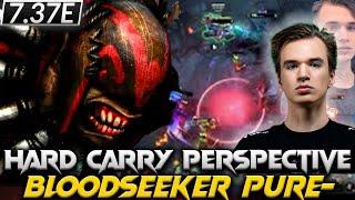 7.37E - Crazy Pure Bloodseeker The Hard  Carry - Dota 2 Pro Full Gameplay No Commentary #blooseeker