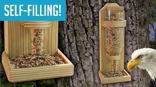 DIY Wine Bottle Bird Feeder