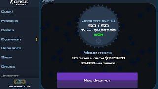 Case Clicker- 15% Jackpot Win!(Case Clicker Jackpot)