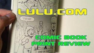 Lulu.com Self-Publish Comic Book Jackpot Bloom Printed Proof 2 Review
