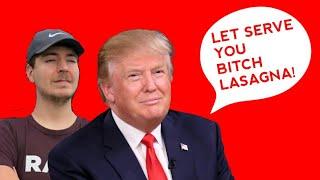 MrBeast & Trump Sings Bitch Lasagna by PewDiePie