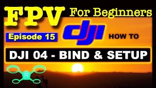 FPV #15 - DJI 04 - How To Bind & Setup your New Drone