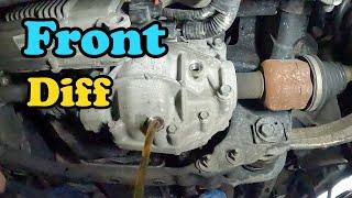 2011-2018 Dodge Ram 1500 Front Differential Fluid Change Easy DIY