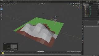 A basic low poly landscape - Trees Blender 2.8