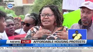 Lang'ata residents protest over affordable housing project