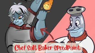 Cuphead DLC: Chef Salt Baker Speedpaint 