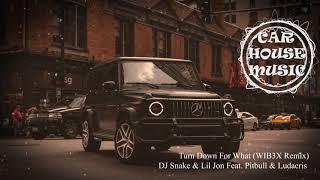 Lil Jon Feat Dj Snake Vs Pitbull Ludacris - Turn Down For What (WIB3X Remix)