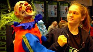 Scary CLOWN Scare Props, Puppets, and Masks by VFX | Halloween Haunt Show 