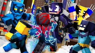 I Hosted The BIGGEST Fisk Superhero Minecraft Battle!