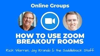 How to Use Zoom Breakout Rooms