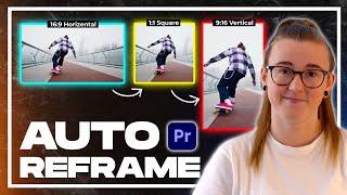 Auto Reframe Videos for Social Media in Premiere Pro | Tutorial 2023