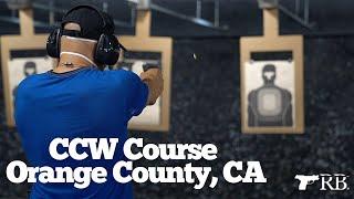 Orange County CCW Course California - TRB Training