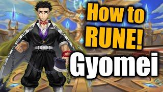 How To Rune & Use Gyomei Himejima In Summoners War