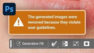 Generative Fill “Images Removed” Error: EASY FIX | Photoshop