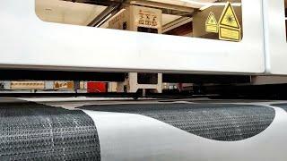 Large Format Laser Cutting Machine for Filter Cloth 600W 800W | Golden Laser