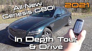 2021 Genesis G80 3.5T Prestige: Start Up, Test Drive & In Depth Tour