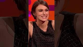 KEIRA KNIGHTLEY is not too pretty. #KeiraKnightley #funnyinterview #short #celebrity