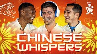 Alaba, Courtois and Lucas CAN´T stop LAUGHING! Chinese NY at Real Madrid