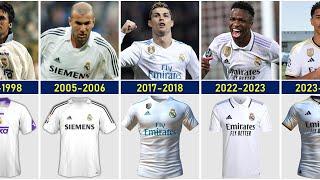 LOS BLANCOS Evolution REAL MADRID Jersey Home 1984-2023