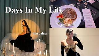 DAYS IN MY LIFE | busy days, preparations & gma gala