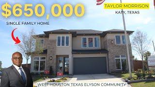 Touring a $650,000 Houston Texas Home | Taylor Morrison | Elyson Community