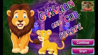 G4K Lion And Cub Escape Walkthrough [Games4King]