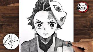 Drawing Tutorial: How to Draw Tanjiro Kamado from Demon Slayer