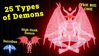 25 Different Types of Demon & Hell Monsters 【3D Hologram】