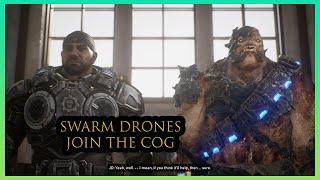 Swarm Elites Join the COG - Gears 5 (Skin Swap All Cutscenes) (Batista Loves Swarm JD)