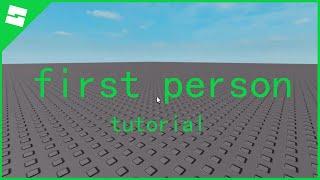 How to force first person in roblox studio