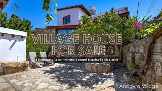 ID 680 Beautiful Traditional Village House for Sale, Anogyra Village, Cyprus