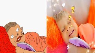 Diana Is Late | A Children's Story about punctuality  Funny Drawing Meme