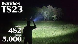 เทพเจ้าขาวจั๊วะ Wurkkos TS23 Tactical flashlight #Ooklight#ไฟฉายled #ไฟฉายคาดหัว #ไฟฉายแรงสูง