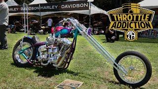 Craziest M8 chopper ever built? (3 carburetors, 3 magnetos...)