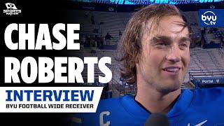 Chase Roberts talks BYU's Offense in their Win against Southern Illinois and Team Chemistry