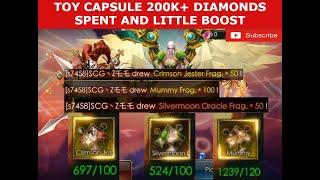 Toy Capsule | 200k+ Diamonds spent and Little Boost | Legacy of Discord - Furious Wings