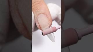 From long stiletto to long almond? Just these few steps!  #nails #naildrill #nailtech #nailtutorial
