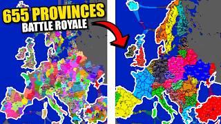 Europe in CHAOS Broken into 655 Pieces Until 1 Left... (World War Simulator)