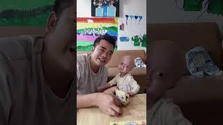 đoạn hội thoại hài hước của Gạo & BA.#begaotihon #tepgaofamily #haihuoc #funny #cute #vuinhon #vui