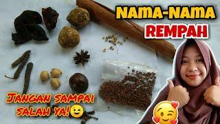 NAMA-NAMA REMPAH DI INDONESIA (PART 2)|| Yuk, Kenali Bumbu-Bumbu Dapur Jangan Sampai Salah Ya