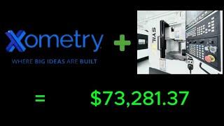 Xometry for the small machine shop. $73,281.37 Earned in 6 Months